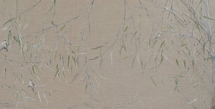Eucalyptus on Belgium Linen