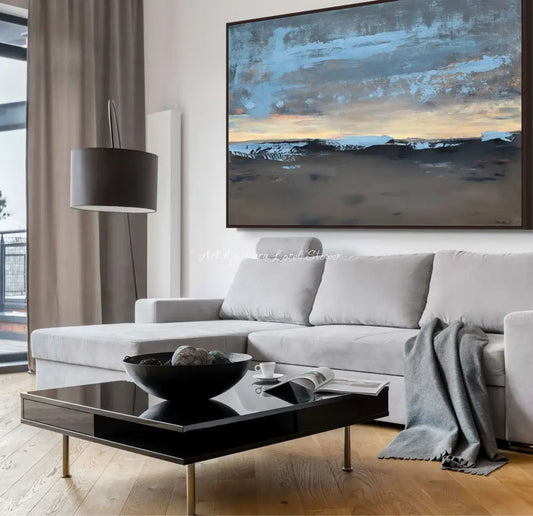 Outback Sunset on Ancient Land sunset outback landscape Limited Edition art print by Tara Lorel Stower