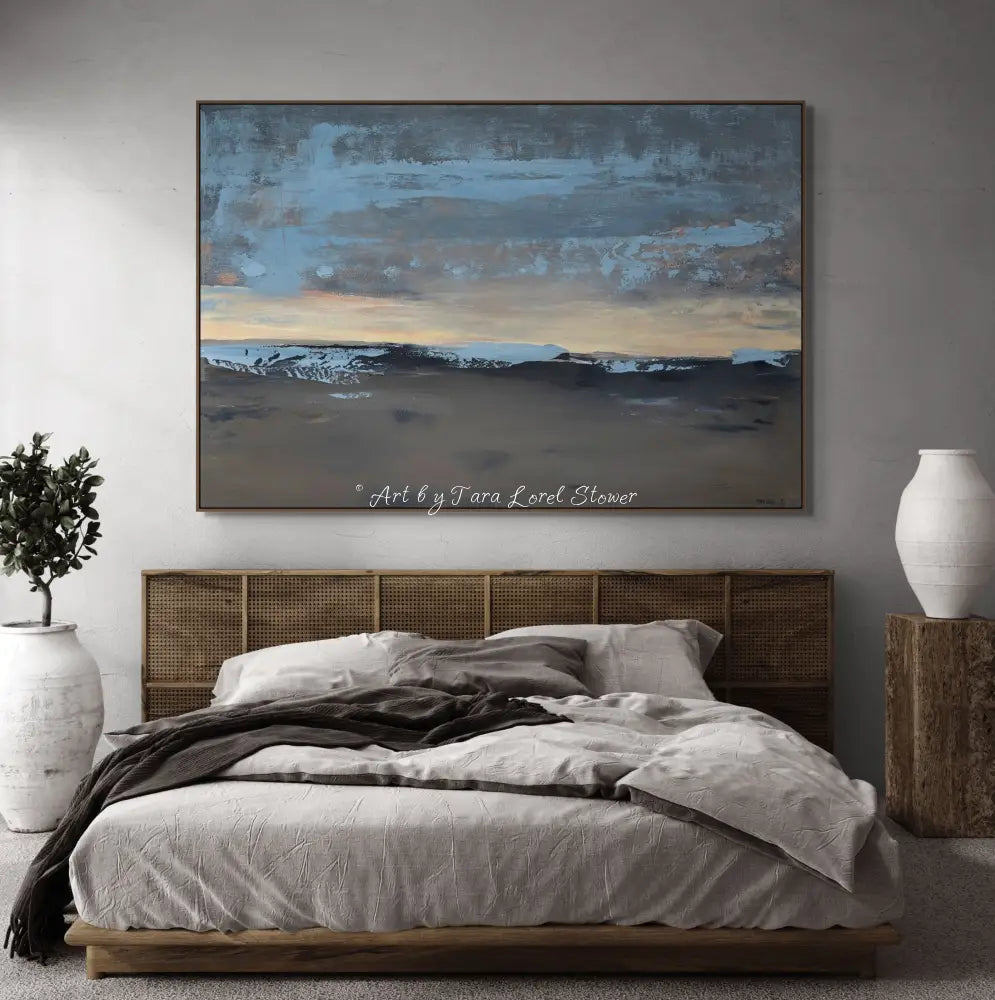 Outback Sunset on Ancient Land sunset outback landscape Limited Edition art print by Tara Lorel Stower