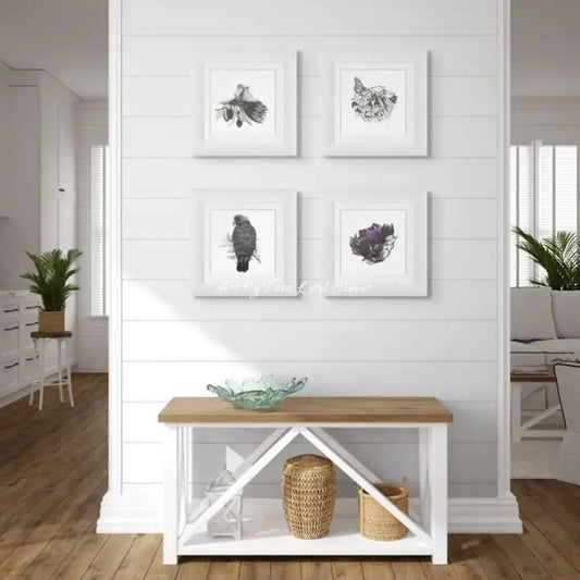 Alba | White Jacaranda - Archival Print 250 x 250 mm