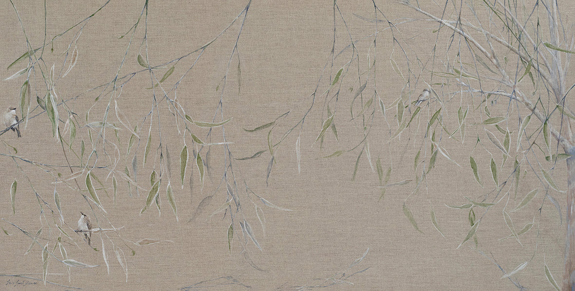 Eucalyptus on Belgium Linen