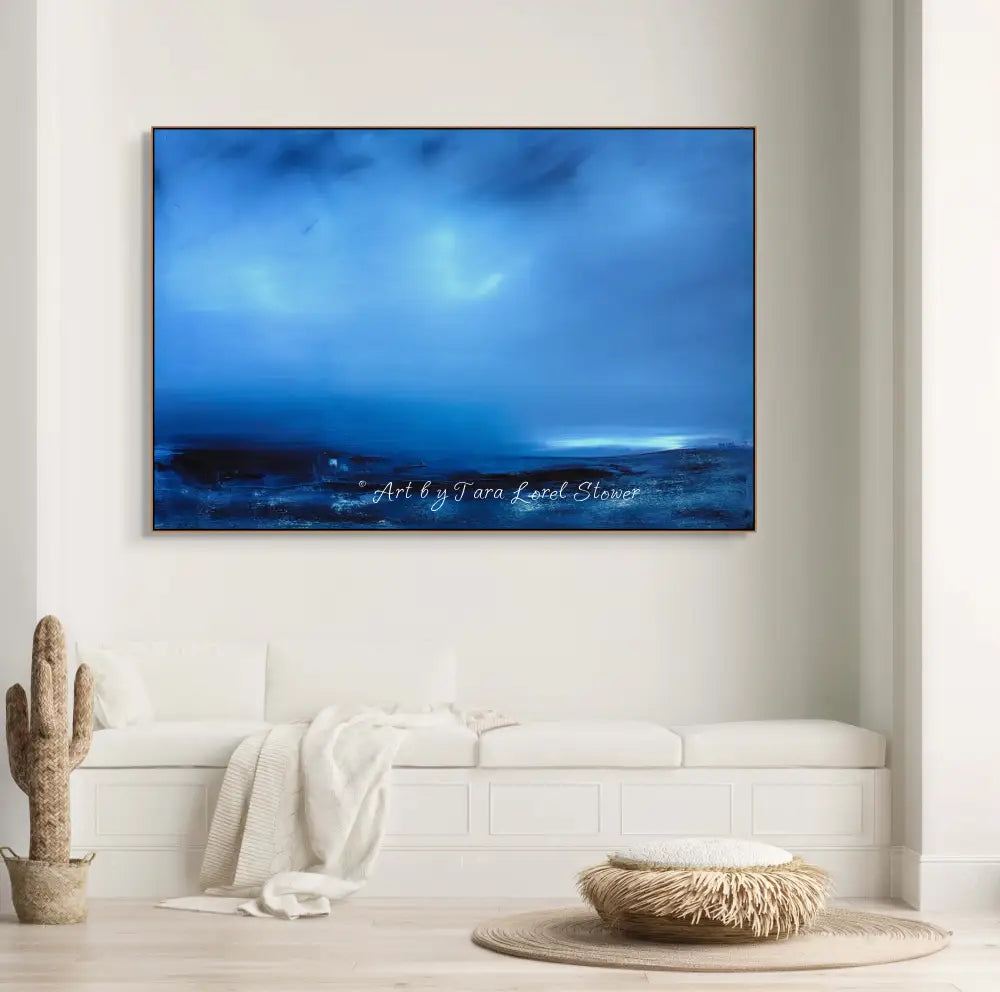 Low Tide ocean seascape original painting by Tara Lorel Stower