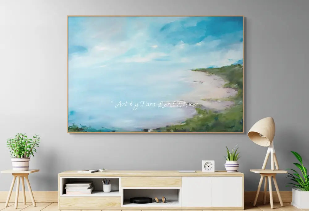 National Park Noosa ocean landscape LIMITE EDITION Print Artwork by Tara Lorel Stower