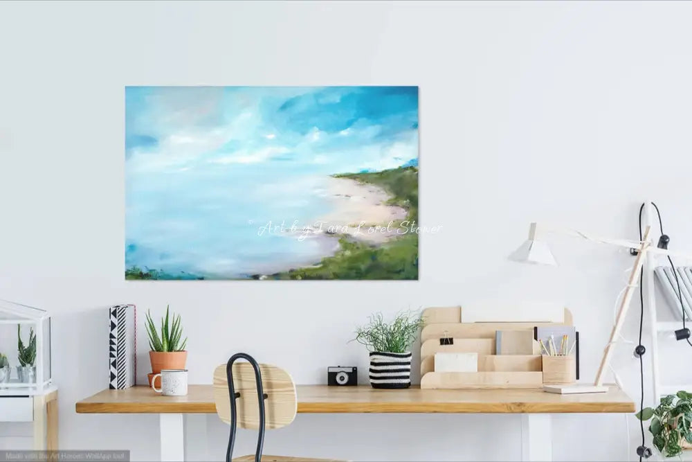 National Park Noosa ocean landscape LIMITE EDITION Print Artwork by Tara Lorel Stower