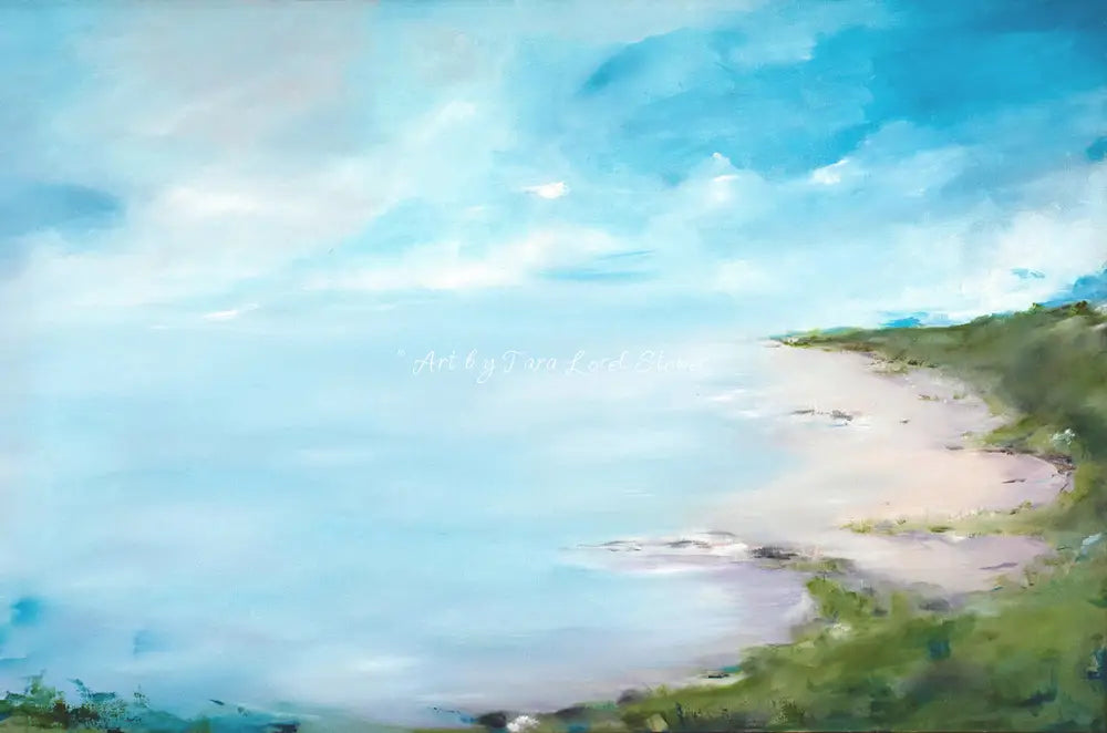 National Park Noosa ocean landscape LIMITE EDITION Print Artwork by Tara Lorel Stower