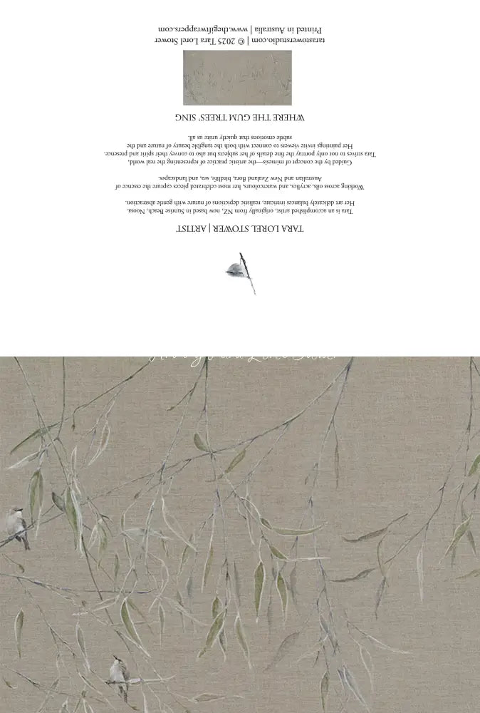 Where the gum Trees Sing